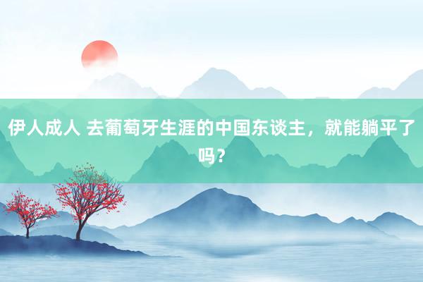 伊人成人 去葡萄牙生涯的中国东谈主，就能躺平了吗？